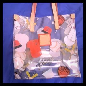 Dooney & Bourke see-through angels baseball bag
